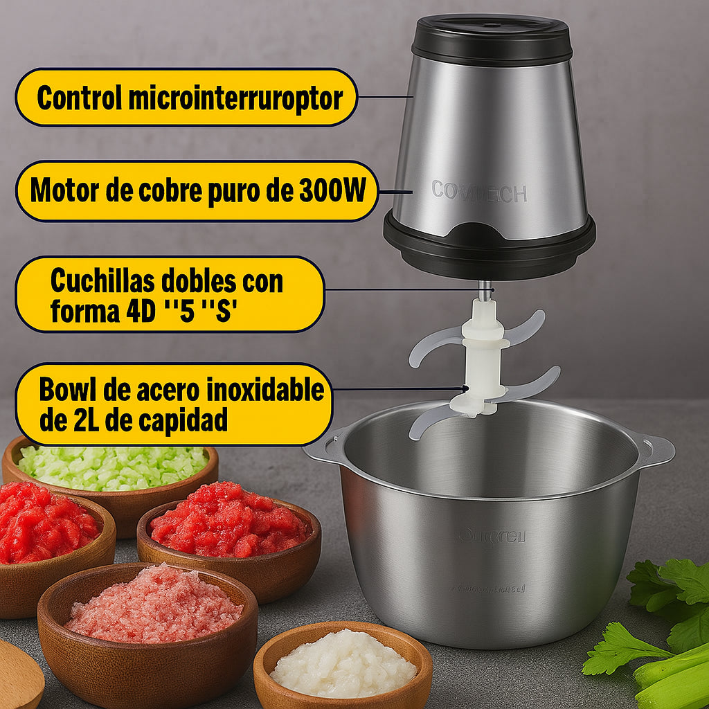 Picadora Eléctrica Dos Velocidades