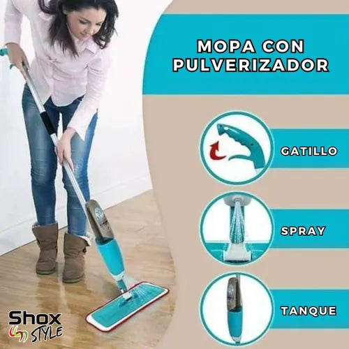 SprayMop Express™ Mopa con spray 🧼 Brilla fácil ✨