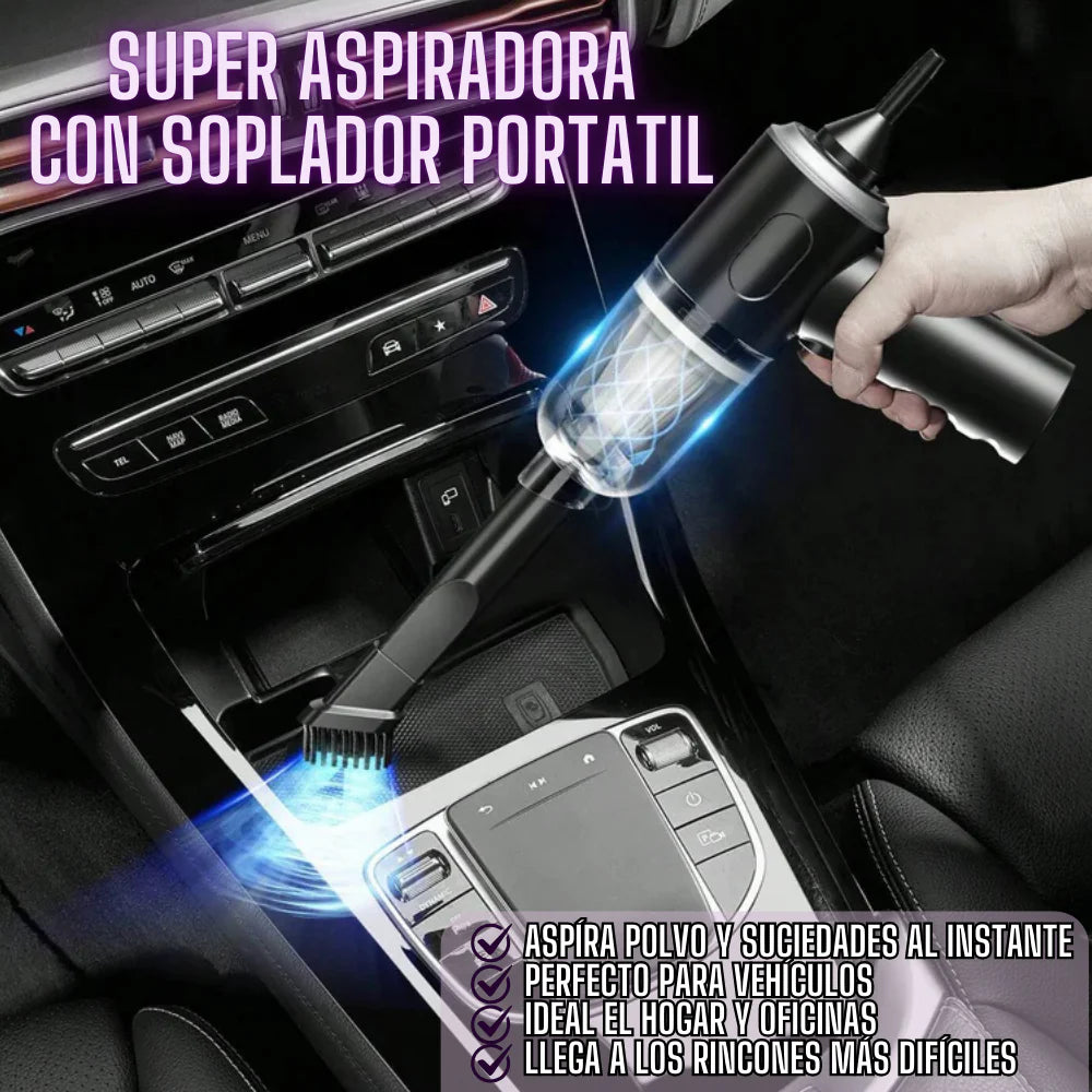 Aspiradora & Sopladora Portátil Profesional 3 en 1