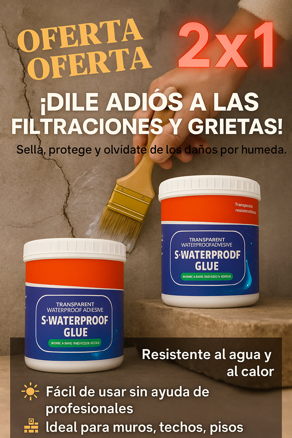 HidroSeal Pro (sellador impermeable) 1 kg