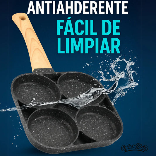 Sarten 4 diviones antiadherente