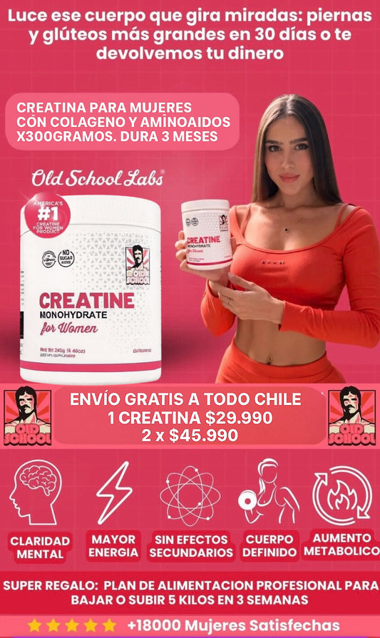 Creatina Para Mujeres - Old School Labs