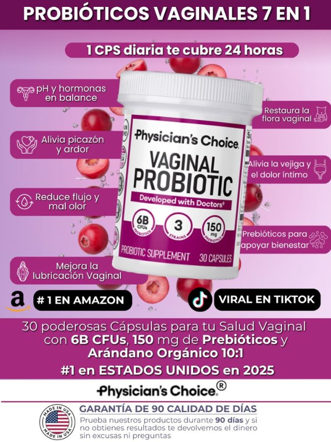 Probiótico vaginal - XL 60 cápsulas