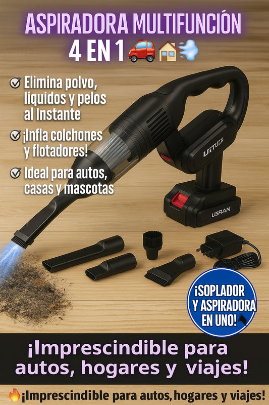 ASPIRADORA 4 EN 1 "SUPER FLEX"